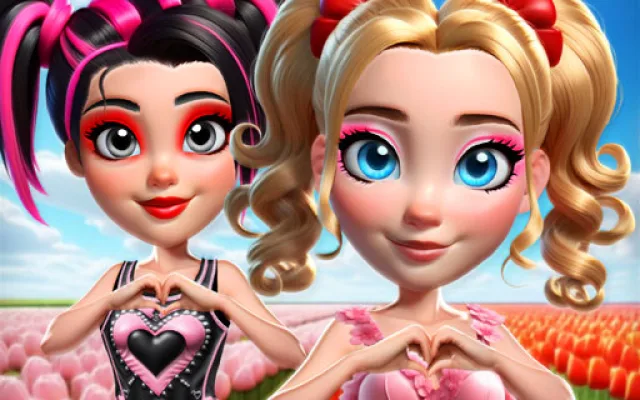 Vibrant Hearts Glamour vs Punk game thumbnail