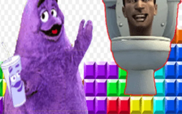 Grimace Shake & Skibidi Tetris game thumbnail