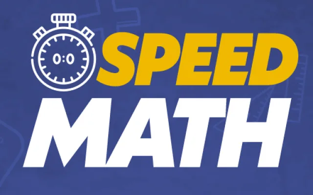 Speed Math game thumbnail