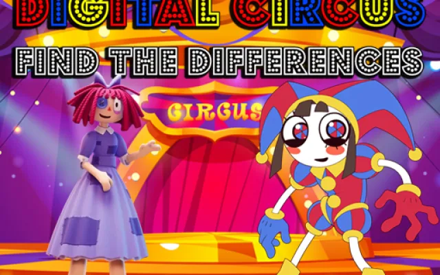 Digital Circus Find The Differences game thumbnail
