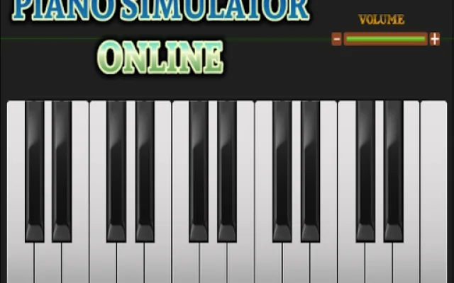 Piano simulator online game thumbnail