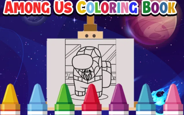 Among Us Coloring Books game thumbnail