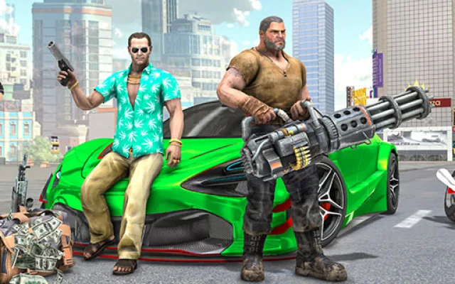 Real Gangster City Crime Car Simulator Game game thumbnail