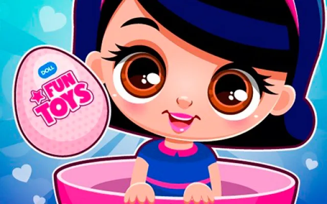 Cute Dolls: Open Eggs game thumbnail