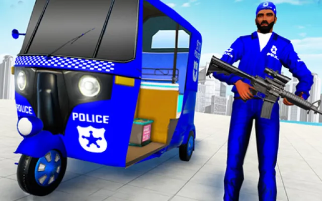 Police Auto Rickshaw Drive game thumbnail