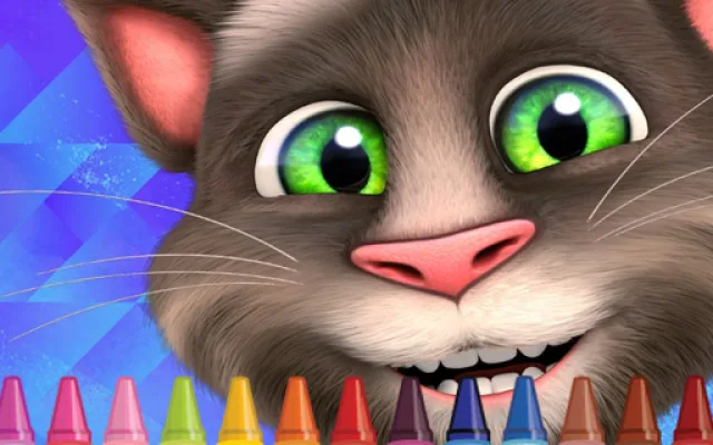 4GameGround - Talking Tom Coloring game thumbnail