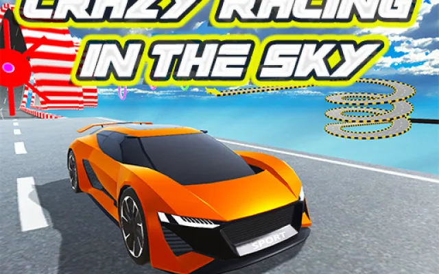 Crazy racing in the sky game thumbnail
