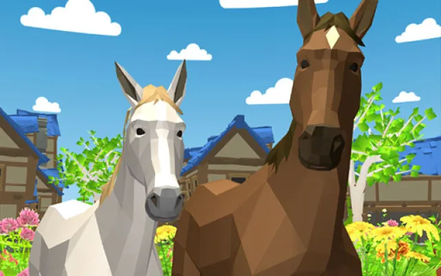 Horse Family Animal Simulator 3D game thumbnail