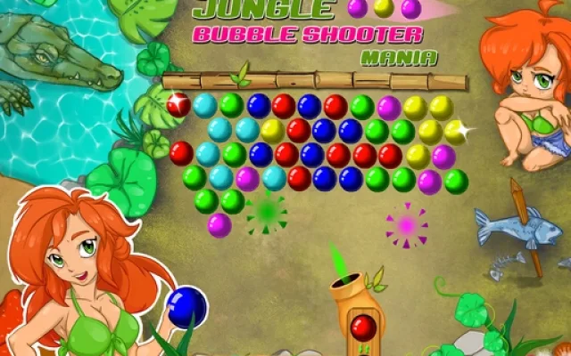 Jungle Bubble Shooter Mania game thumbnail