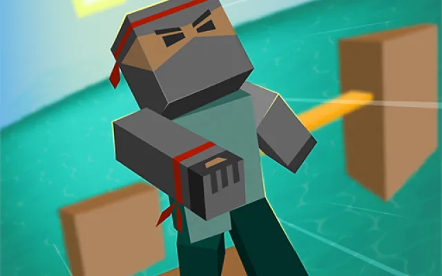 Blocky Parkour Ninja game thumbnail