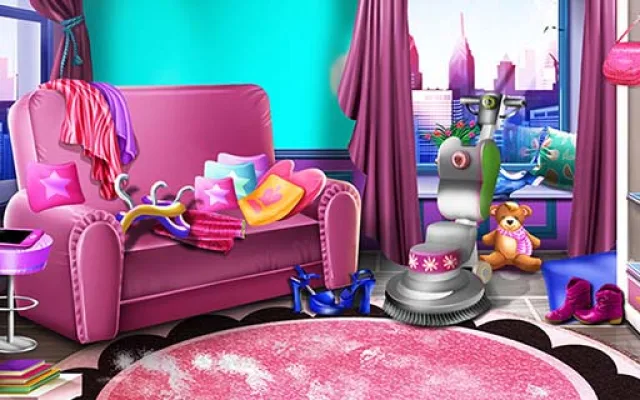 Girly House Cleaning game thumbnail