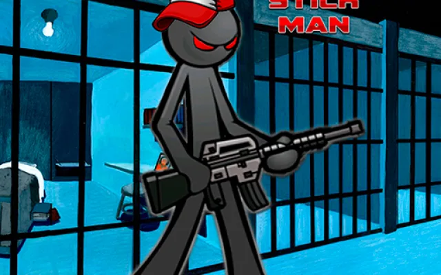 Stickman Adventure Prison Jail Break Mission game thumbnail
