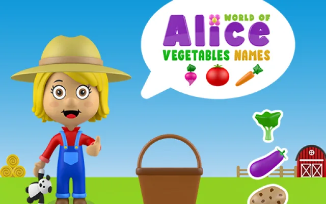 World of Alice   Vegetables Names game thumbnail