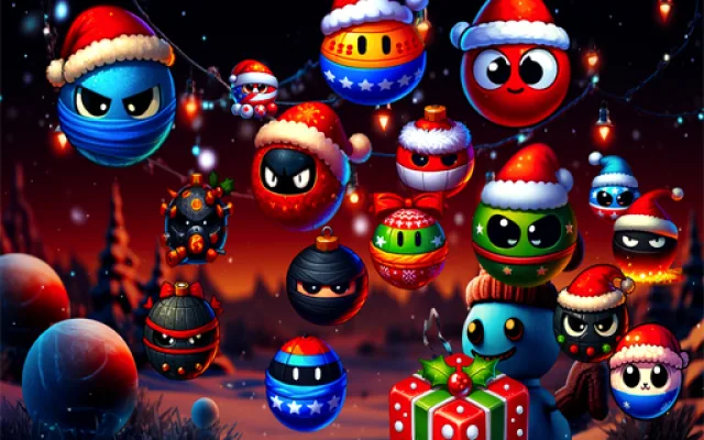 Christmas Rush : Red and Friend Balls game thumbnail
