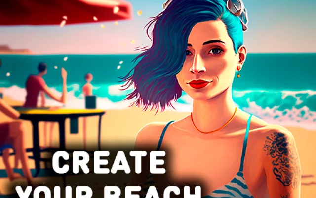 Create your beach game thumbnail