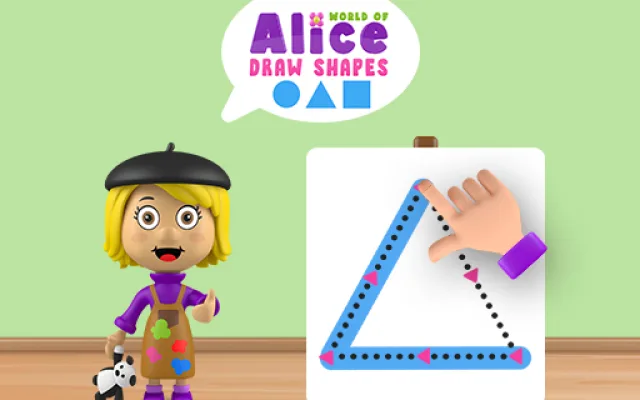 World of Alice   Draw Shapes game thumbnail
