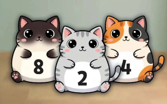 Caterfall 2048 game thumbnail