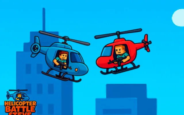 Helicopter Battle Steve 2 Player