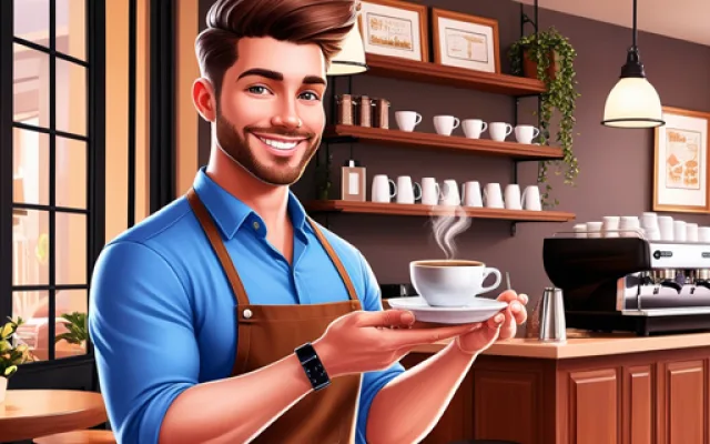 Cafe Owner Business Simulator game thumbnail