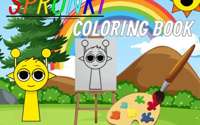 Sprunki Coloring Book game thumbnail
