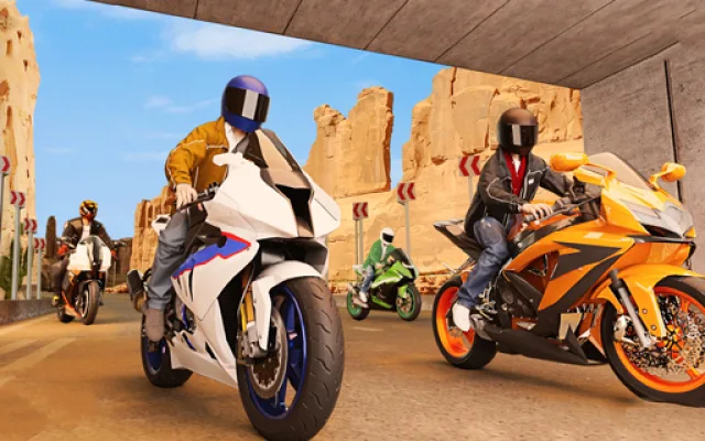 Real Motorbike Simulator Race 3D game thumbnail