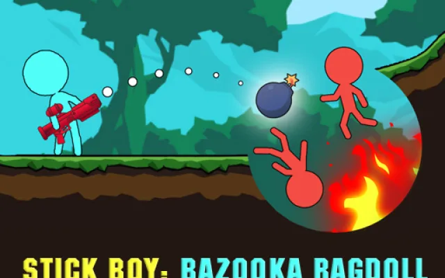 Stick Boy: Bazooka Ragdoll game thumbnail