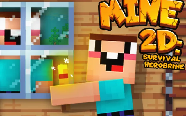 Mine 2D Survival Herobrine game thumbnail