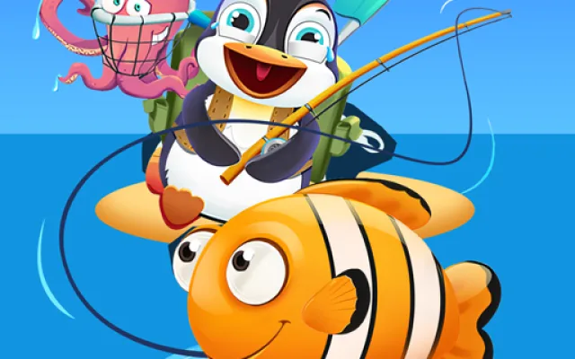 Baby Penguin Fishing game thumbnail