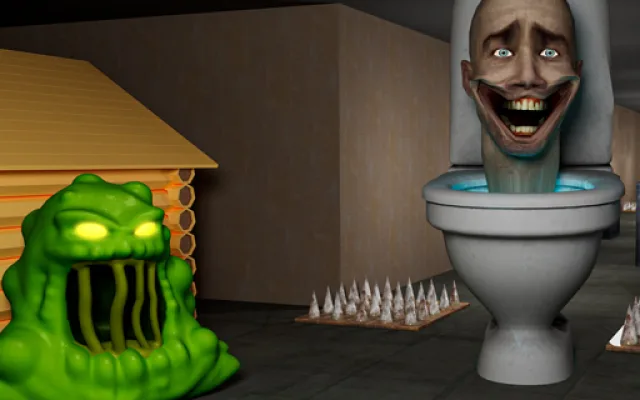 Toilet Monster Attack Sim 3D