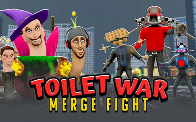 Toilet War: Merge Skibidi