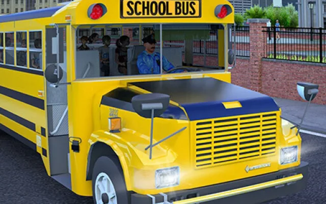 School Bus Game Driving Sim