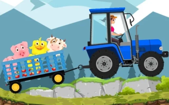 Delivery by tractor