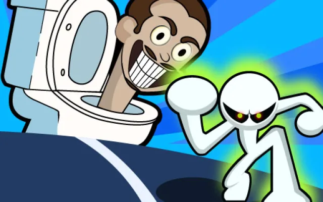 Stickman vs Skibidi Toilet game thumbnail