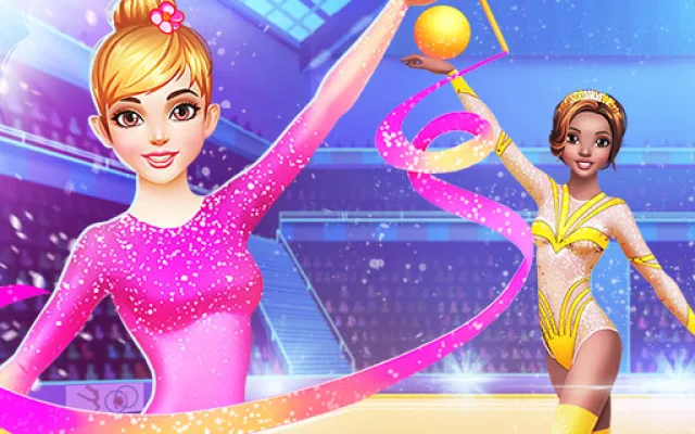 Gymnastics Girls Dress Up Game game thumbnail