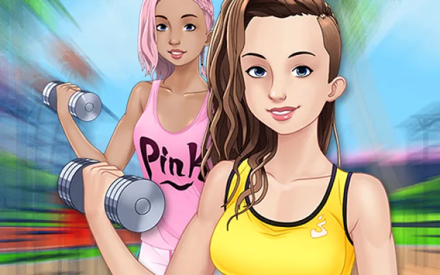 Fitness Girls Dress Up game thumbnail