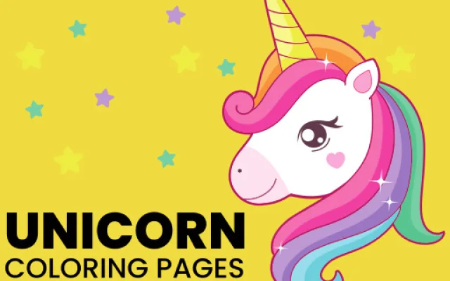 Unicorn Coloring Pages