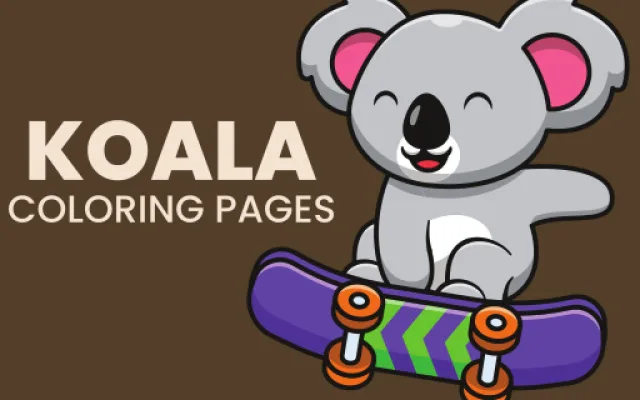 Koala Coloring Pages