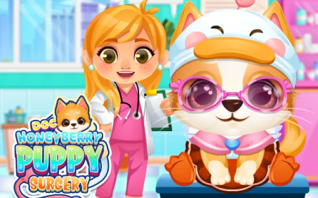 Doc HoneyBerry Puppy Surgery