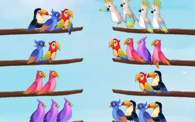 Bird Sort Puzzle game thumbnail