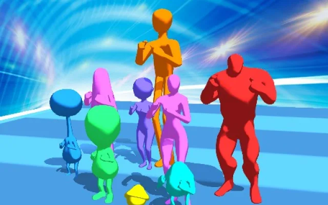 Stickmen Crowd Fight